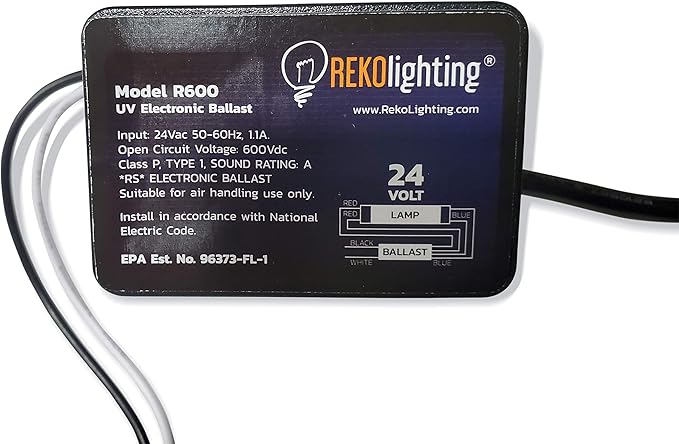 24 Volts Power Input! Pureuv 14" Bulb Uv Light Coil Cleaner for Ac HVAC Coil 24v Germicidal Bulb with Magnet. - Image 5