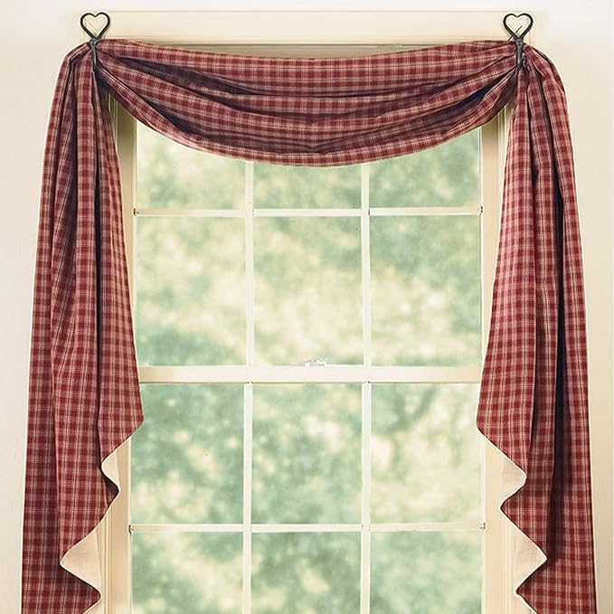 Sturbridge Wine Fishtail Swag 145" X 25" - Image 6