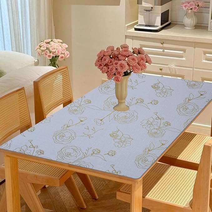 Moriah Shelf Liner Non Adhesive, Kitchen Drawer Liner Non Slip Waterproof Thickened Cabinet Protector for Bathroom Dresser Shelves Pantry(Rose,17.5'' x 10') - Image 6