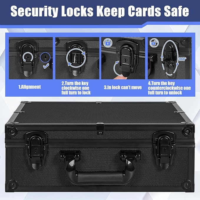 Toploader Storage Box for 3" x 4" 35pt Rigid Card, Top Loader Cards Hard Carrying Case, Sports Card Storage Boxes for Trading Cards, Top Loaders Holder (Holds 600+ Toploaders) - Image 5