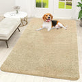 OLANLY Dog Door Mat for Muddy Paws 59x35, Absorbs Moisture and Dirt, Absorbent Non-Slip Washable Doormat, Quick Dry Chenille Mud Mat for Dogs, Entry Indoor Entryway Carpet for Inside Floor, Sand by OLANLY