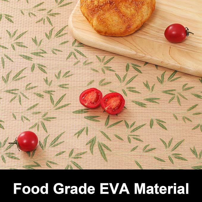 Cooyes Shelf Liner Drawer Liners, Shelf Liners for Kitchen Cabinets, Non-Adhesive Cabinet Liner, EVA Waterproof Non-Slip Refrigerator Liners for Kitchen Drawers（11.8" W x 118" L） - Image 6