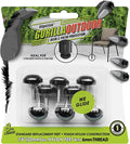 Slipstick Gorilla Outdoor Adjustable Furniture Levelers (8 Pack) Weatherproof Screw in Leg Glides for Chairs, Tables, and Outdoor Furniture Feet, 7/8 Inch Nylon Spherical Glide, M6 Thread by Slipstick