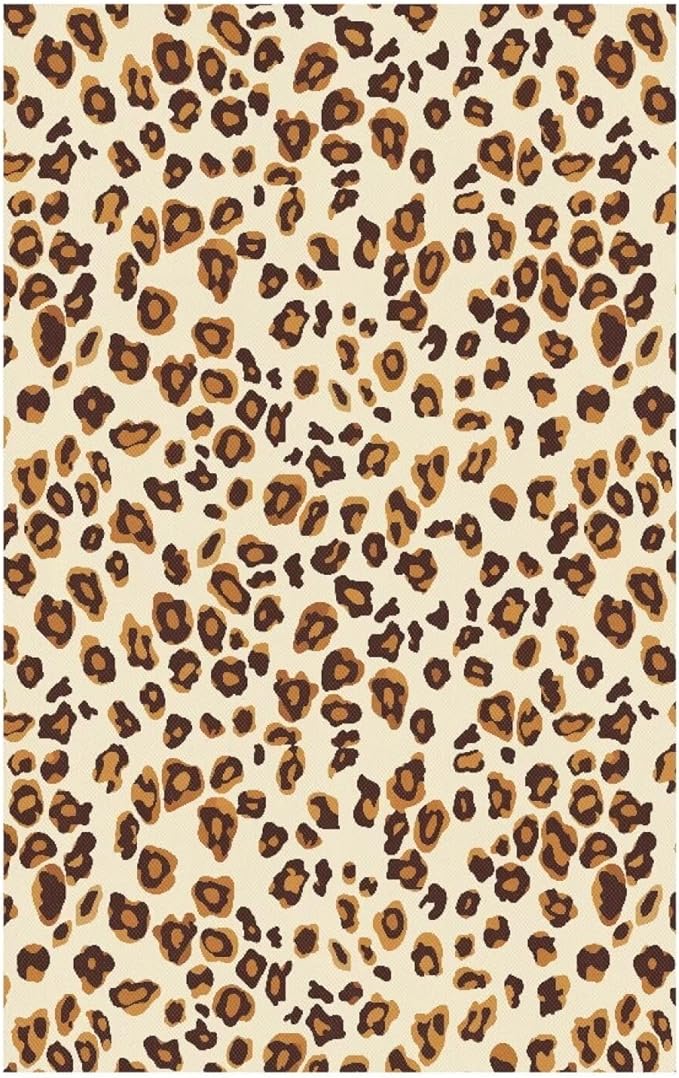 Leopard Couch Headrest Covers Non-Slip Sofa Slipcover with Pins Wear Resistant Furniture Headrest Protector for Recliner for Kids Pets Family Home Decor - Image 7