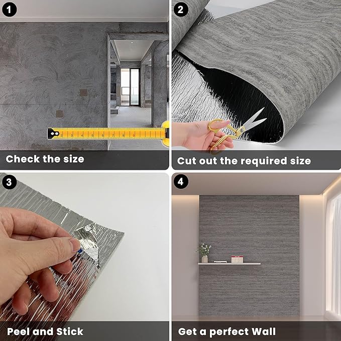 3D Wall Panels Peel and Stick – 23.82"x110" PVC Faux Texture, Self Adhesive Waterproof Wall Covering, DIY Accent Wall, Sofa Background Backsplash & Modern Home Decor, Covers 18 sq.ft - Image 4