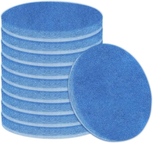 10 Pack Polyester Filter Replacement for Indoor Dryer Vent, Circular Replacement Filter Suitable for Kiss Core Indoor Dryer Vent, Dryer Lint Filter, Polyester Dryer Filter Replacement by KissCore