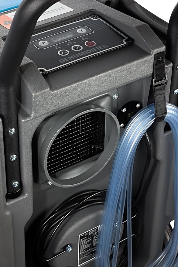 BlueDri BD-BD-130-BL Industrial Commercial Dehumidifier with Hose for Basements in Homes and Job Sites, Blue - Image 10