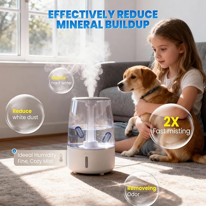 Demineralization Cartridge for Ultrasonic Humidifiers, Prevent Hard Water Build-Up, Reduces White Dust, Purifies Water Pack of 12 - Image 7