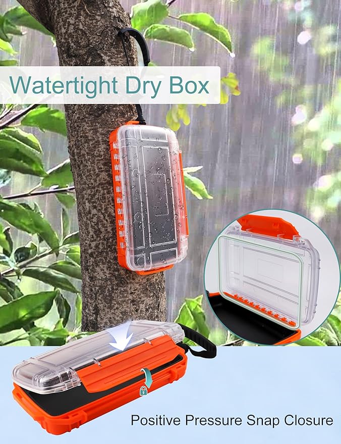 Avlcoaky Dry Box Waterpoof Dry Box Small Dry Box Waterproof for Boat Waterproof Containers Kayak Dry Storage Box - Image 4