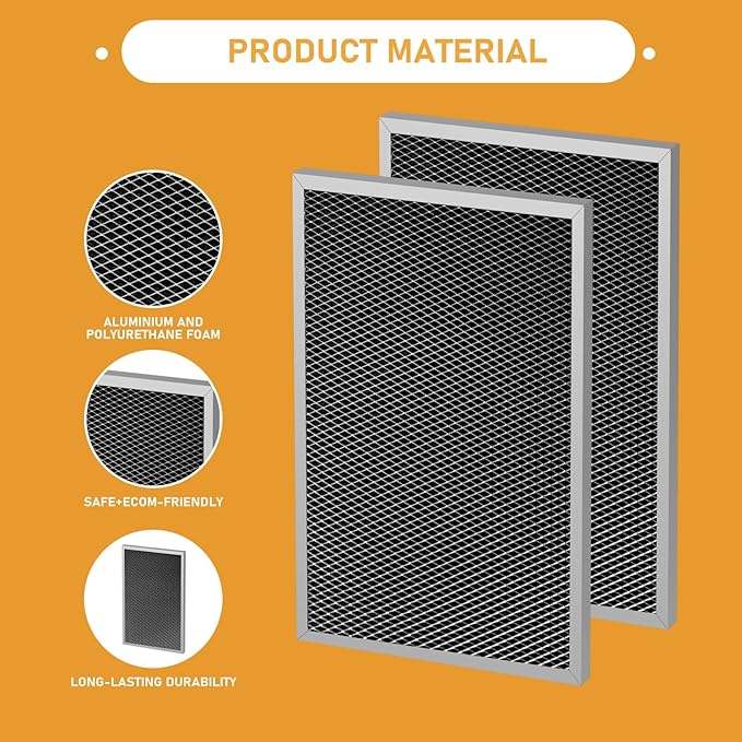5695 Washable Dehumidifier Filter Replacement MERV 8 Compatible with Whole-House Dehumidifiers Models 1820 & E070 Series, Size: 8 x 11.7 x1, 2 Pack - Image 2