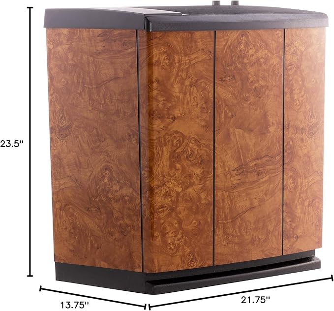 AIRCARE Digital Whole-House Console-Style Evaporative Humidifier (Oak Burl) - Image 9