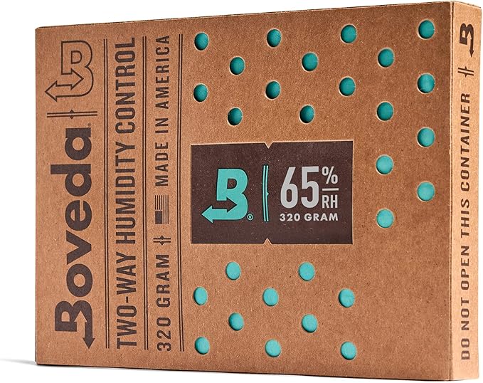 Boveda 65% Two-Way Humidity Control Pack For Aging & Long-Term Storage in Large Plastic & Wood Boxes – Size 320 – Single – Moisture Absorber – Humidifier Pack – Individually Wrapped Hydration Packet - Image 7