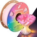 Polymaker Panchroma Gradient PLA Translucent Pink and Clear 3D Printing Filament, 1.75mm 1KG, Premium Gradient PLA, Easy to Print, AMS Compatible, Perfect for Lamp Shades, Vases, Ornaments by Polymaker