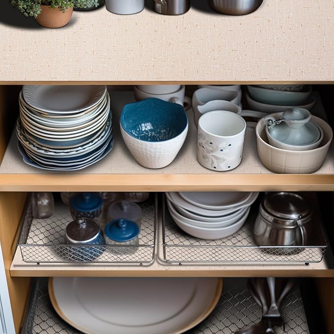 20 x 72 Inch Cupboard Liner Shelving Paper for Cabinets and Drawers Pantry Shelf Liners - Image 8