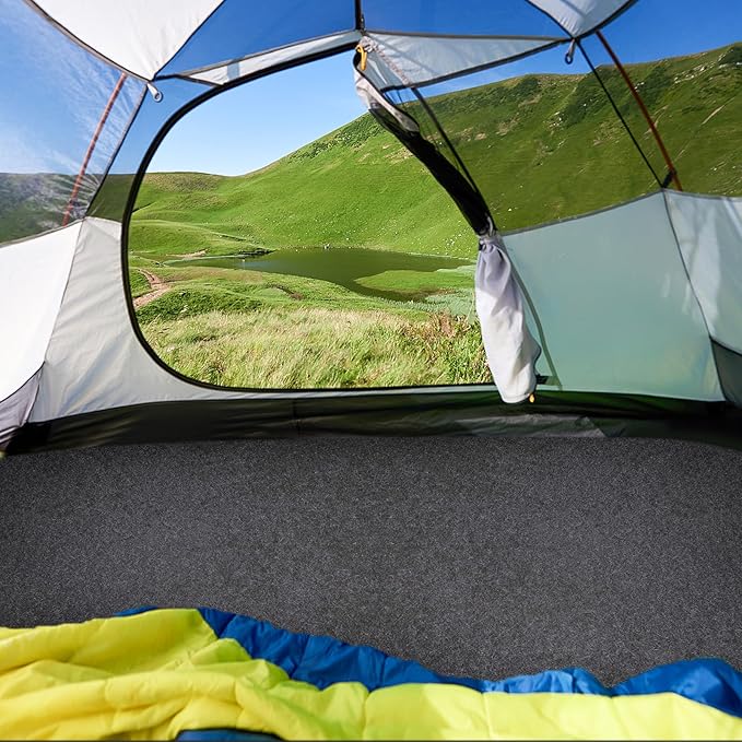 Camping Tent Carpet Mat 6.5x5 Ft Waterproof Rug Liner - Portable Under Tent Mat to Keep Floor Dry Blanket, Moisture Barrier for Camping Gear, Outdoor Picnic Supplies - Image 7