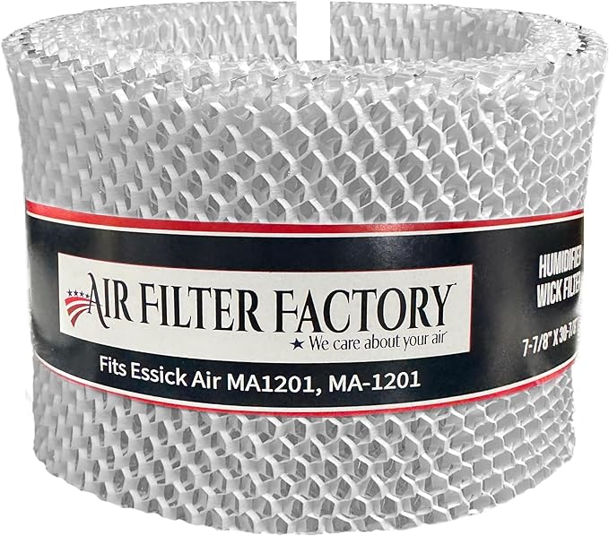 Air Filter Factory Replacement For Essick Air MA1201, MA-1201 Humidifier Wick Filter by AIRFILTERFACTORY