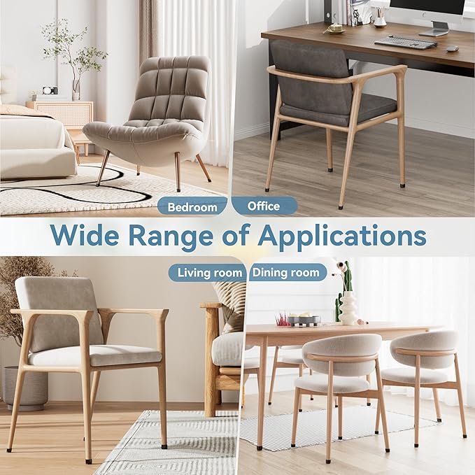 24PCS Silicone Chair Leg Floor Protectors for Hardwood Floors, Thicken Rubber Chair Leg Cap Covers, Non Slip Furniture Leg Pads to Protect Wood Tile Floors from Scratches and Reduce Noise - Image 7
