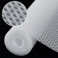 Shelf Liners, Non-Adhesive Drawer Liner, Waterproof & Oil-Proof Kitchen Cabinet Cupboard Liner Plastic EVA Material BPA Free Fridge Liner Mats Paper Protector for Shelves (Clear/12in x 60in) by Origuuds