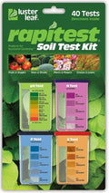 Rapitest Soil Test Kit for Gardens, Vegetables, Flowers and Lawns. USA designed and assembled soil tester completely, quickly and accurately measures/analyzes soil pH acidity and garden nutrients by LusterLeaf
