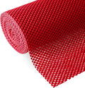 Rubberized Shelf Liner, Non-Adhesive Roll Drawer Liners 12 Inches x 20 Feet for Drawers, Non Slip Grip Durable Strong Clean, for Cabinets, Kitchen, Storage, Desks, Kitchenware, Tableware, Red by Iwtmm