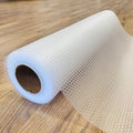 EVALAND Shelf Liners for Kitchen Cabinets Non-Adhesive 19.6" x 33 FT Clear Drawer Liner Non Slip, Washable Cabinet Liner, Waterproof Shelf Liners for Cabinets, Refrigerator Bathroom Pantry Cabinet Mat by EVALAND