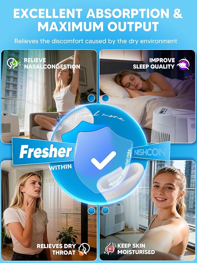 MAF2 Humidifier Filter Replacement for Aircare Esscik Air MiostAIR MA0800 MA08000 MA0600 MA0601 and Replacement for Kenmore 15408, 2 Pack - Image 3