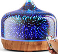 Porseme 500ml Glass Essential Oil Diffuser Aromatherapy Ultrasonic Cool Mist Humidifier 15-21 Running Hours Diffusers with Remote Control for Sleeping Yoga Office Working Spa and Rest by Porseme