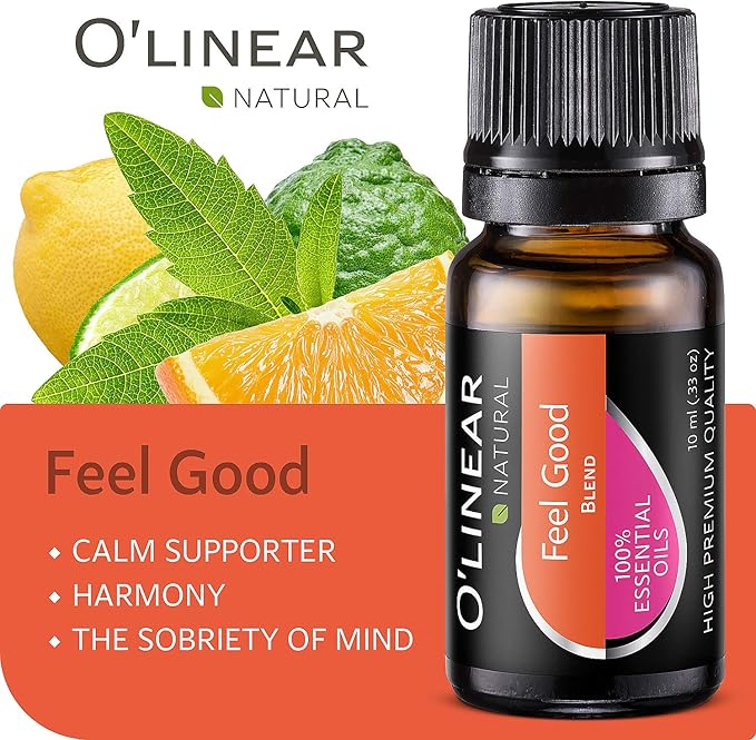 O'linear Essential Oils 6 Blends Set - Perfect for Humidifiers and Diffusers, Aromatherapy Diffuser Oils Scents, Essential Oil Kit for Home Use, Essential Oil Pack with Various Scents - Image 5