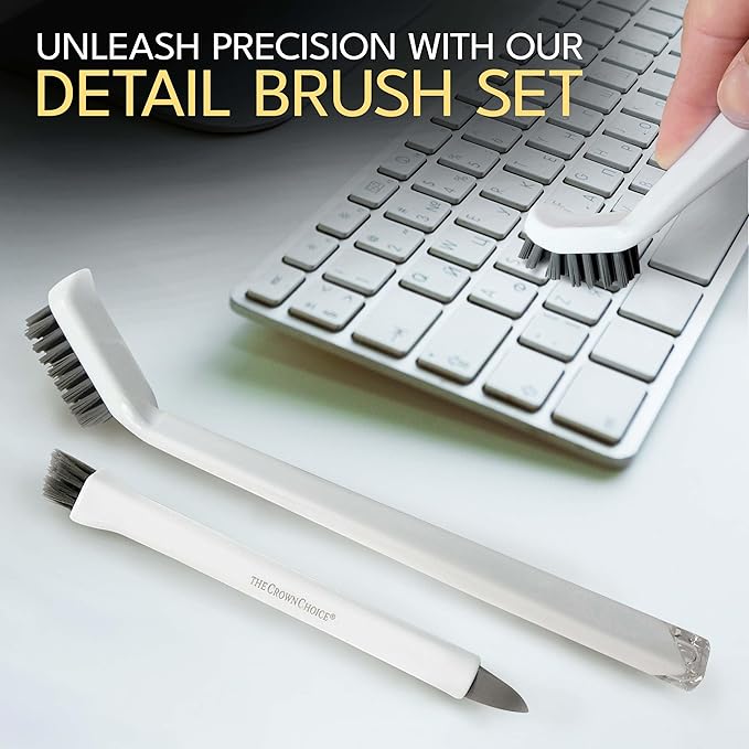 Grout Cleaning Brushes Set (3 Pcs) Deep Cleaner Multi-Purpose Stiff Bristle Brush, Cleaning Toothbrush for Cleaning Corners, Spaces, Tile, Shower, Window & Door Track, Floor, Juicers and Tight Spaces - Image 8