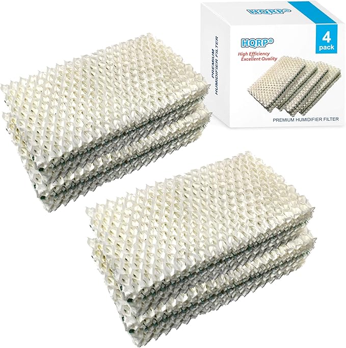 HQRP 4-pack HDC411 Wick Filter Replacement for Essick Air AIRCARE Horizon HD3120DCN, Titan TE3140DSLV, Canyon 14416A 4.75-Gallon Console Evaporative Humidifiers, HDC-411 - Image 9