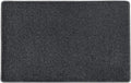PURE ERA Carpet Stair Tread Landing Mat Tape Free Self Adhesive Non Slip Skid Resistant Indoor Doormat Area Rug Floor Mat for Kitchen Bathroom Workstations Washable 2' X 3' (Black) by PUREERA