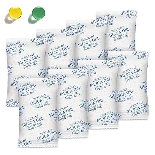 Moisture Absorbers, 20G 75 Pack Premium Transparent Desiccant for Storage, Silica Gel Desiccant Packets (20G, 75) by ABSORBKING