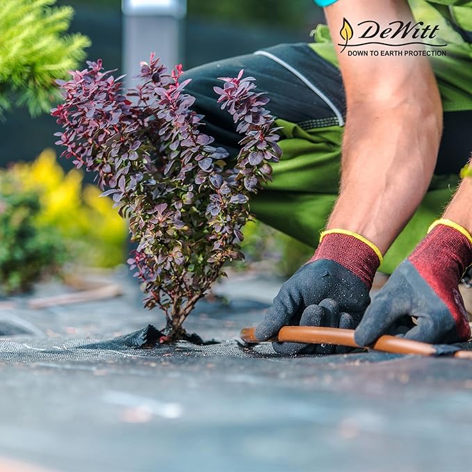 Dewitt SBLT4300 Sunbelt Woven Weed Barrier Landscape Fabric Ground Cover, 4-Foot Width x 300 Feet (4 Pack) - Image 8