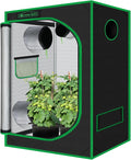 Indoor Grow Tent for Plants 36"x60"x78" Mylar Hydroponic Grow Tents Indoor Grow Room for Plant Fruit Flower Veg with Removable Waterproof Floor Tray by GreenHut