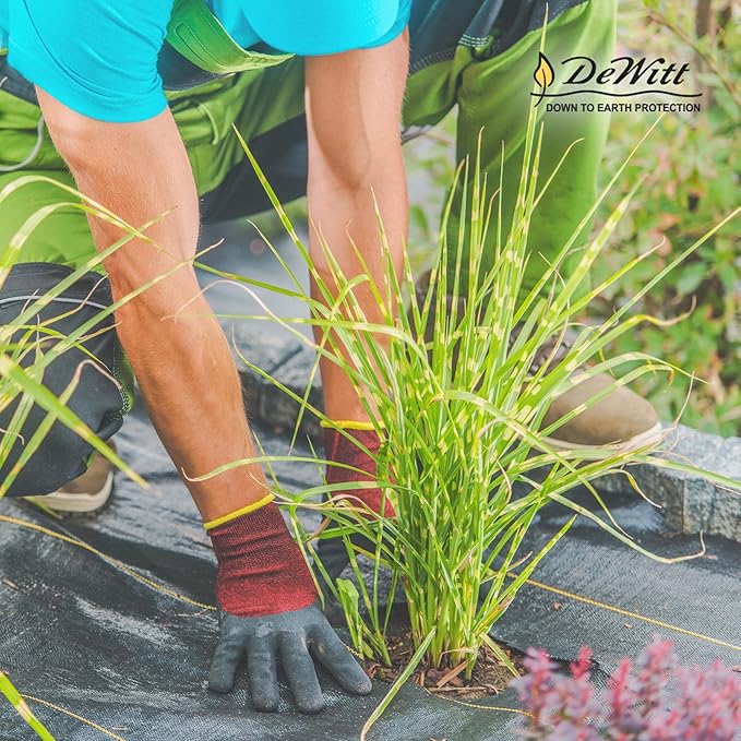 Dewitt 3 x 250 Feet Commercial and Home Garden Landscape Weed Block Barrier, Ideal as Fabric for Yards, Grounding Sheets, Fake Rock, or Floor Mat - Image 6