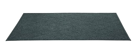 Guardian EcoGuard Diamond Indoor Wiper Floor Mat, Recycled Plactic and Rubber, 4'x6', Charcoal Black,EGDFB040604 - Image 7