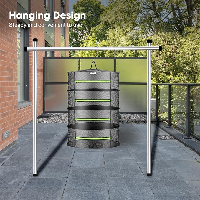 VIVOSUN 4-Layer Mesh Drying Rack Hanging Design with Green Zippers for Dehydrating and 62% RH Two-Way Humidity Control Packs, Size 4 g, 10 Packs for Storing 1/2 oz, Moisture Balancer - Image 3