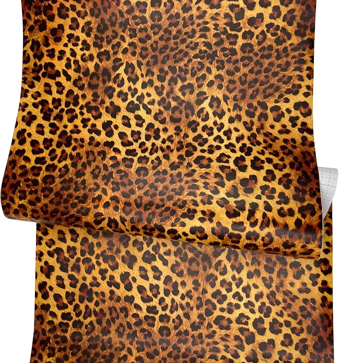 Sexy Leopard Print Self-Adhesive Shelf Drawer Liner Moisture Proof PVC Mat 45x300cm - Image 8