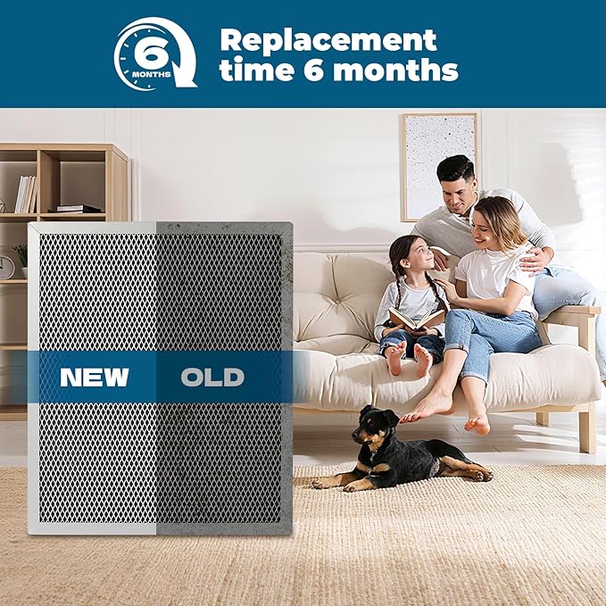 2-Packs 5443 Washable MERV 8 Dehumidifier Filter 10x12x1 Compatible with AprilAire Whole-House Models1830 1850 1852 and Ventilation Models 8191 8192 - Image 6