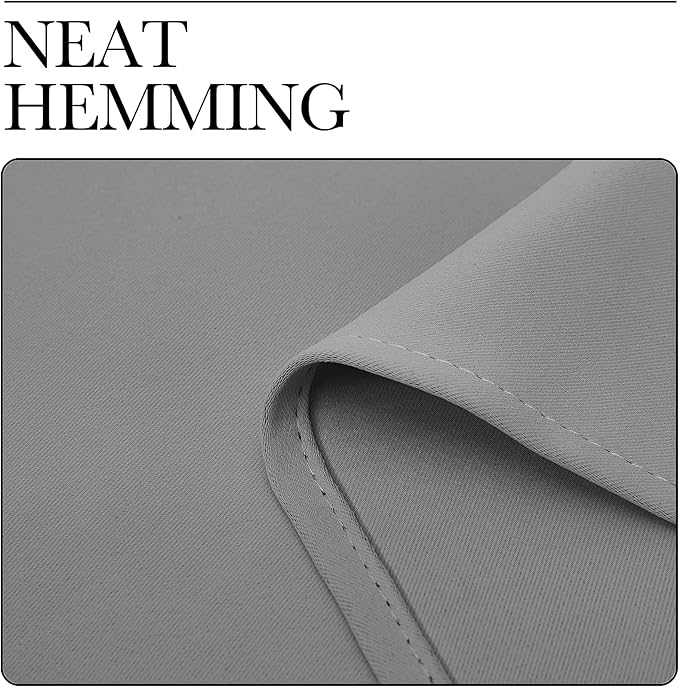 NICETOWN Silver Grey Doorway Curtain Privacy, Door Cover Curtain, Sound Reducing Winter Insulated Thermal Room Darkening Blackout Curtains for Bedroom, 132 inch Length (1 Panel, 5ft Wide by 11ft Long) - Image 6
