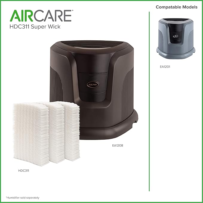 AIRCARE HDC311 Replacement Wicking Humidifier Filter, 3-Pack, 1 Gray/Black (2) - Image 4