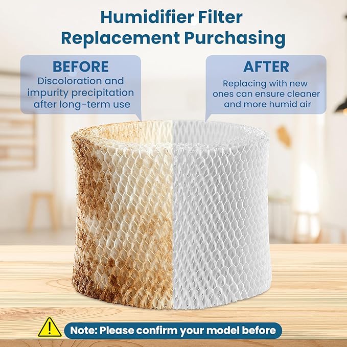 Humidifier Filter PSU10E1BB (2 Pack), Humidifier Wicking Filter Replacement Compatible with Pelonis Humidifier PSU10E1BB, PSU10E1WW, PSU10E2FBB and PSU10E2FWW - Image 2