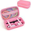 Case Compatible with 3Doodler Start+ Essentials for 3D Pen Set for Kids, Carrying Holder Fit for Printing Pens, Storage Organizer for Printing Filament Refill, Micro-USB Charger (3D-02-Pink) by TATAVR