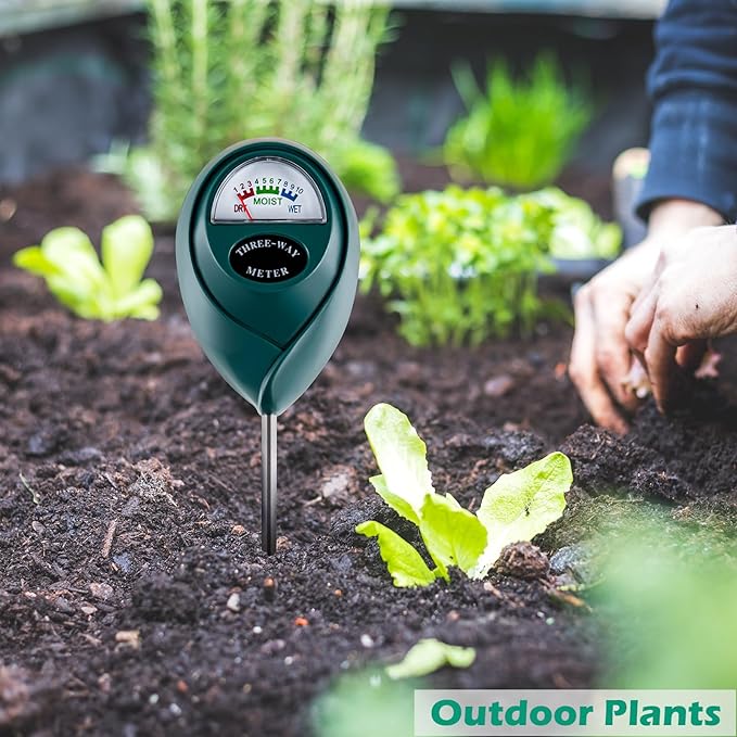 Tennedriv Green Long Probe Soil Moisture Meter for Outdoor Plants, Plant Water Meter for Outdoor Plants,Plant Moisture Meter for Indoor Plants and Outdoor Plants, No Batteries Required, 2 Pack - Image 5