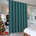 RYB HOME Room Divider Curtains for Closet Blackout Sound Reducing Privacy Drapes for Large Window Decor Wide Visual Barrier Shared Bedroom Loft Dorm, W 150 x L 108 inches, Teal, 1 Panel by RYBHOME