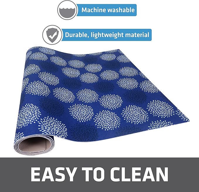 Drymate Premium XL Under Sink Mat, Waterproof Cabinet Protection Mats for Kitchen & Bathroom, Absorbent Shelf Liners, Slip-Resistant, Non-Adhesive, Machine Washable (USA Made)(24”x59”)(GoodBlue) - Image 6