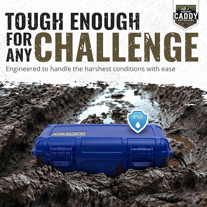 Waterproof Storage Case 1.2 L Capacity – Heavy-Duty Gear Box with Foam, Carabiner & Lanyard – Crushproof, Airtight Outdoor Container for Camping, Hiking, Fishing - Image 9