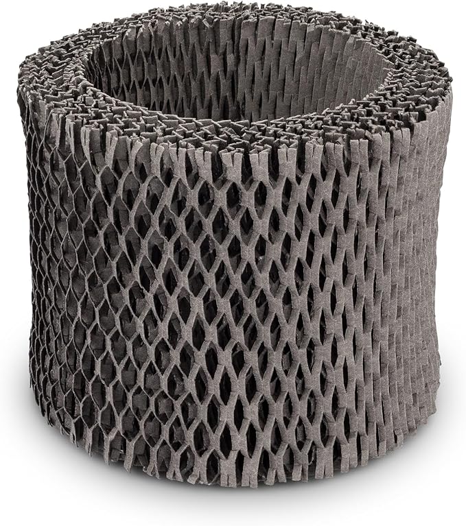 Crane Genuine Evaporative Humidifier Replacement Filter for Model EE-5403 / HS-1970, Demineralization Wick Filter for Hard Water, Reduces White Dust, Maintains Clean Moisture Output, 1 Pack OEM Filter by Crane