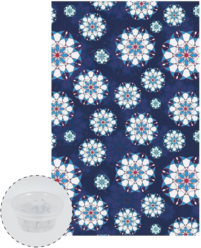 Mandala Recliner Headrest Protector Washable Sofa Protective Cover Wear Resistant Couch Headrest Covers Non-Slip Slipcover for Chair Sofa Couch Fashion Loveseat Decorations - Image 2