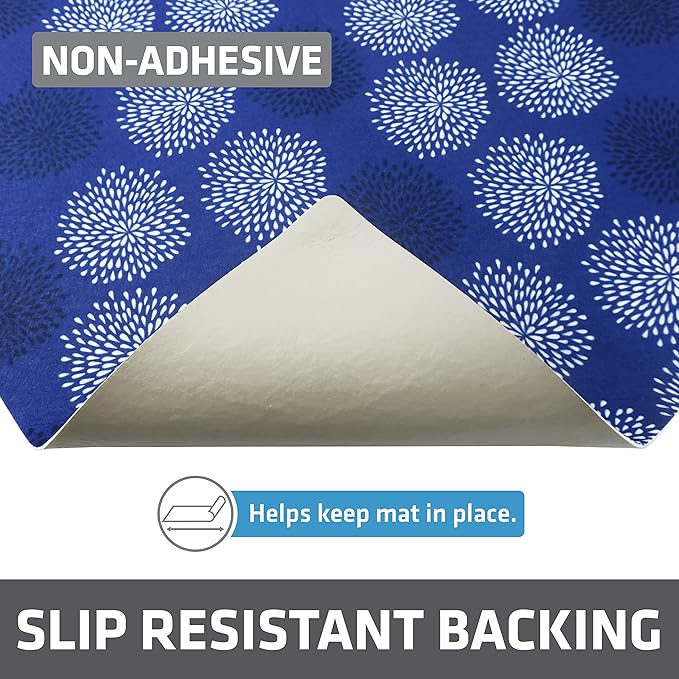 Drymate Premium XL Under Sink Mat, Waterproof Cabinet Protection Mats for Kitchen & Bathroom, Absorbent Shelf Liners, Slip-Resistant, Non-Adhesive, Machine Washable (USA Made)(24”x59”)(GoodBlue) - Image 4